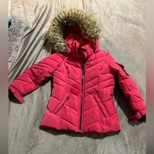 DKNY Pink puffer jacket